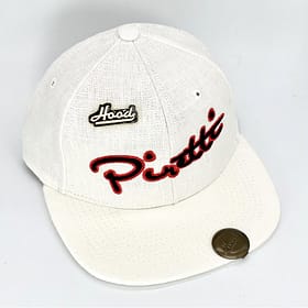 Piretti Cotton Twill Hood Hat - White